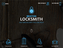 Tablet Screenshot of brixtonlocksmith.com